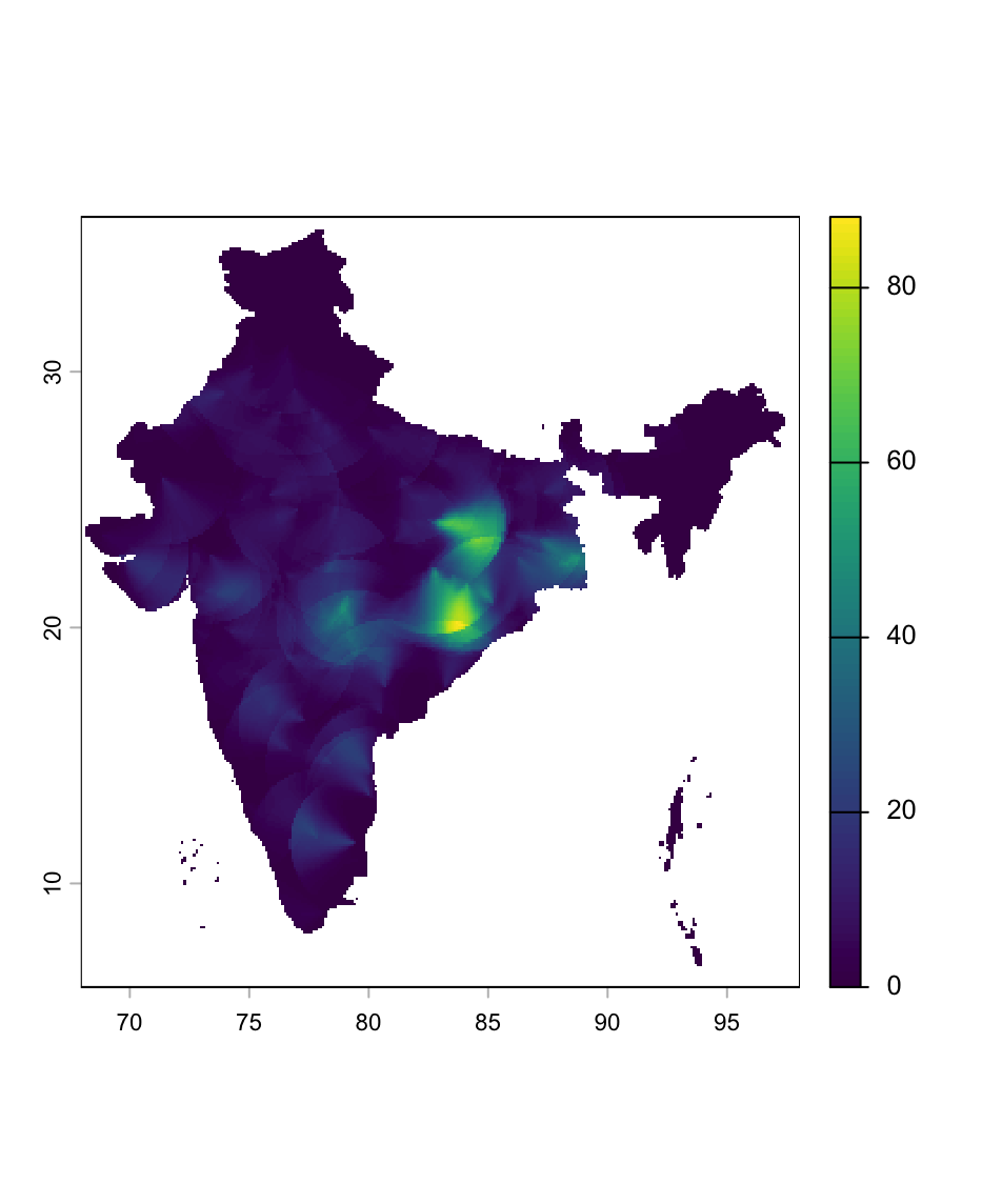 Exposure to coal pollution in India, March 2020.